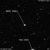 NGC 3461 - эллиптическая галактика. Описание NGC 3461:, Галактика в созвездии Лев