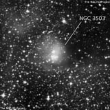 NGC 3503 - туманность. Описание NGC 3503:, Отражательная туманность в созвездии Киль