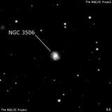 NGC 3506 - спиральная галактика. Описание NGC 3506:, Галактика в созвездии Лев