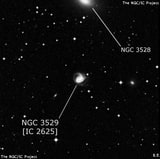 NGC 3529 - спиральная галактика с баром. Описание NGC 3529:, Галактика в созвездии Чаша