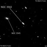 NGC 3542 - спиральная галактика с баром. Описание NGC 3542:, Галактика в созвездии Большая Медведица