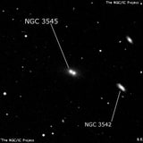 NGC 3545 - эллиптическая галактика. Описание NGC 3545:, Галактика в созвездии Большая Медведица