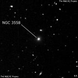 NGC 3558 - эллиптическая галактика. Описание NGC 3558:, Галактика в созвездии Большая Медведица