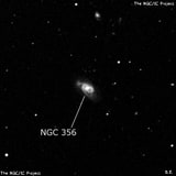 NGC 356 - галактика. Описание NGC 356:, Галактика в созвездии Кит
