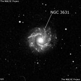 NGC 3631 - спиральная галактика. Описание NGC 3631:, Галактика в созвездии Большая Медведица