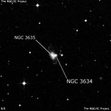 NGC 3634 - эллиптическая галактика. Описание NGC 3634:, Галактика в созвездии Чаша