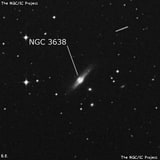 NGC 3638 - спиральная галактика. Описание NGC 3638:, Галактика в созвездии Чаша