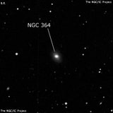 NGC 364 - спиральная галактика с баром. Описание NGC 364:, Галактика в созвездии Кит
