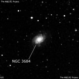 NGC 3684 - галактика. Описание NGC 3684:, Галактика в созвездии Лев