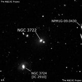 NGC 3722 - эллиптическая галактика. Описание NGC 3722:, Галактика в созвездии Чаша