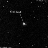 NGC 3761 - эллиптическая галактика. Описание NGC 3761:, Галактика в созвездии Лев