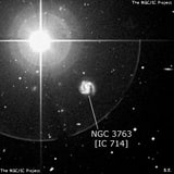 NGC 3763 - спиральная галактика с баром. Описание NGC 3763:, Галактика в созвездии Чаша
