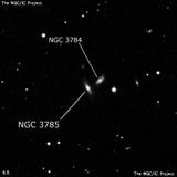 NGC 3785 - линзовидная галактика. Описание NGC 3785:, Галактика в созвездии Лев