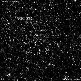 NGC 381 - рассеянное скопление звёзд. Описание NGC 381:, Рассеянное скопление в созвездии Кассиопея