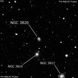 NGC 3820 - галактика. Описание NGC 3820:, Галактика в созвездии Лев
