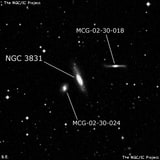 NGC 3831 - галактика. Описание NGC 3831:, Галактика в созвездии Чаша