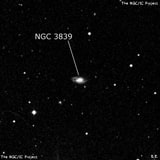 NGC 3839 - спиральная галактика. Описание NGC 3839:, Галактика в созвездии Лев
