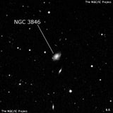 NGC 3846 - галактика. Описание NGC 3846:, Галактика в созвездии Большая Медведица