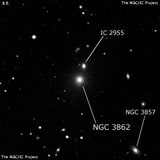 NGC 3862 - эллиптическая галактика. Описание NGC 3862:, Галактика в созвездии Лев