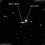NGC 3875 - линзовидная галактика. Описание NGC 3875:, Галактика в созвездии Лев