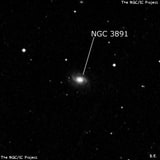 NGC 3891 - галактика. Описание NGC 3891:, Галактика в созвездии Большая Медведица