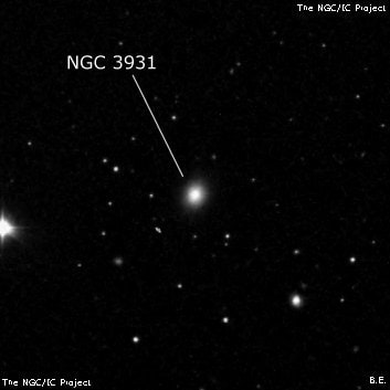 NGC 3931 - галактика. Описание NGC 3931:, Галактика в созвездии Большая Медведица