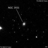 NGC 3931 - галактика. Описание NGC 3931:, Галактика в созвездии Большая Медведица