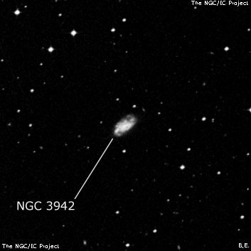 NGC 3942 - спиральная галактика. Описание NGC 3942:, Галактика в созвездии Чаша