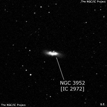 NGC 3952 - галактика. Описание NGC 3952:, Галактика в созвездии Дева