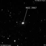 NGC 3967 - галактика. Описание NGC 3967:, Галактика в созвездии Чаша