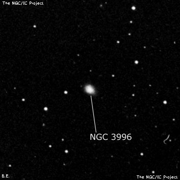 NGC 3996 - спиральная галактика. Описание NGC 3996:, Галактика в созвездии Лев