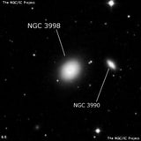 NGC 3998 - линзовидная галактика. Описание NGC 3998:, Галактика в созвездии Большая Медведица