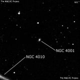 NGC 4001 - галактика. Описание NGC 4001:, Галактика в созвездии Большая Медведица