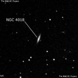 NGC 4018 - галактика. Описание NGC 4018:, Галактика в созвездии Волосы Вероники