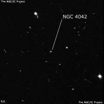 NGC 4042 - галактика. Описание NGC 4042:, Галактика в созвездии Волосы Вероники
