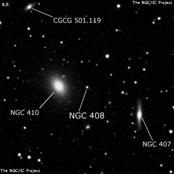 NGC 408 - одиночная звезда. Описание NGC 408:, Двойная звезда в созвездии Рыбы