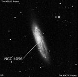 NGC 4096 - спиральная галактика с баром. Описание NGC 4096:, Галактика в созвездии Большая Медведица