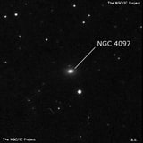NGC 4097 - линзовидная галактика. Описание NGC 4097:, Галактика в созвездии Большая Медведица