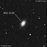 NGC 4150 - линзовидная галактика. Описание NGC 4150:, Галактика в созвездии Волосы Вероники
