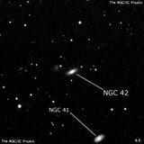 NGC 42 - галактика. Описание NGC 42:, Галактика в созвездии Пегас