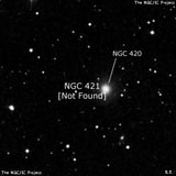 NGC 421 - линзовидная галактика. Описание NGC 421:, Объект глубокого космоса в созвездии Рыбы