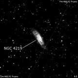 NGC 4219 - галактика. Описание NGC 4219:, Галактика в созвездии Центавр