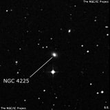 NGC 4225 - линзовидная галактика. Описание NGC 4225:, Галактика в созвездии Ворон