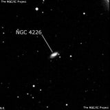NGC 4226 - галактика. Описание NGC 4226:, Галактика в созвездии Гончие Псы