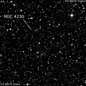 NGC 4230 - рассеянное скопление звёзд. Описание NGC 4230:, Рассеянное скопление в созвездии Центавр