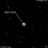 NGC 4234 - спиральная галактика с баром. Описание NGC 4234:, Галактика в созвездии Дева