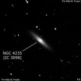 NGC 4235 - спиральная галактика. Описание NGC 4235:, Галактика в созвездии Дева