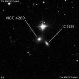 NGC 4269 - линзовидная галактика. Описание NGC 4269:, Галактика в созвездии Дева