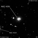 NGC 4291 - эллиптическая галактика. Описание NGC 4291:, Галактика в созвездии Дракон