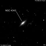 NGC 4343 - спиральная галактика. Описание NGC 4343:, Галактика в созвездии Дева